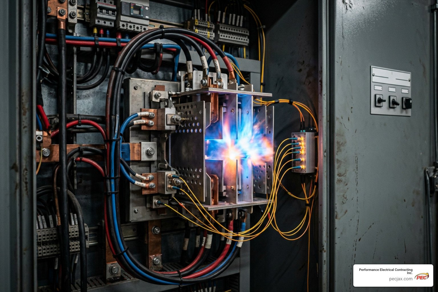 high-speed active arc quenching device inside power cabinet